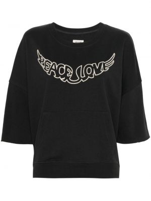 Marškinėliai Zadig&voltaire juoda