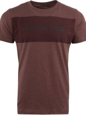 Polo majica Alpine Pro smeđa
