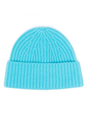 Kašmírová čiapka Lisa Yang modrá