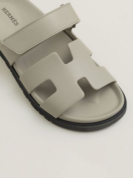 Sandały skórzane Hermès Pre-owned beżowe