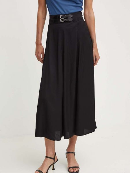 Maksi suknja Lauren Ralph Lauren crna