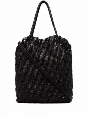 Pletená nákupná taška Officine Creative čierna