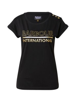 Barbour International Tričko 'Avalon'  čierna / zlatá