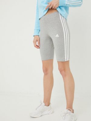 Kratke hlače visoki struk Adidas siva