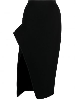Asymetrické midi sukně Maticevski černé