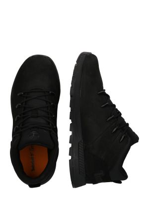 Čizme s vezicama Timberland crna