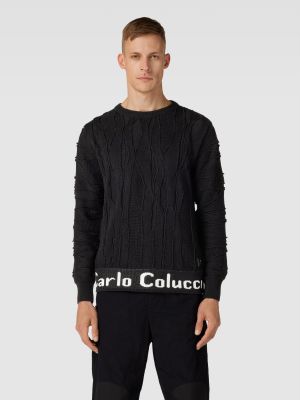 Dzianinowy sweter Carlo Colucci