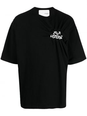 T-shirt con stampa Yoshiokubo nero