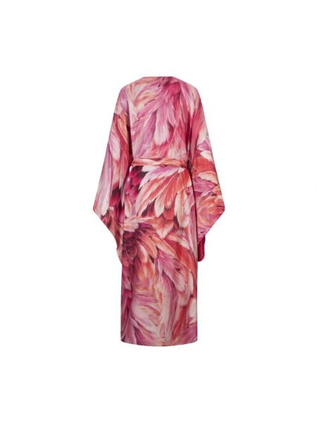 Sukienka długa Roberto Cavalli różowa