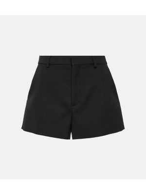 Shorts en laine Gucci noir