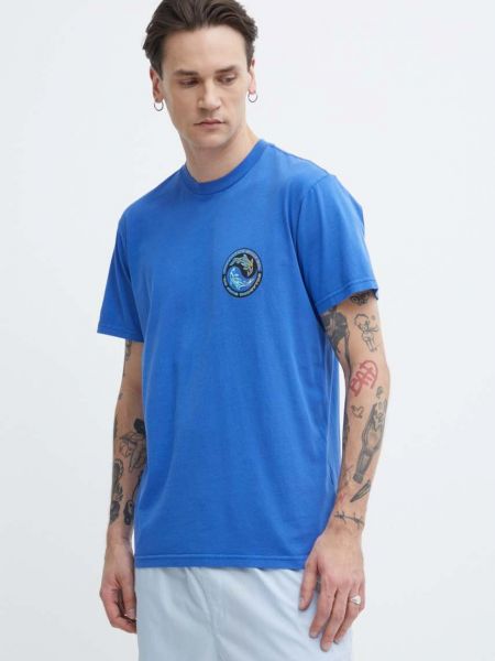 Pamut póló Billabong kék