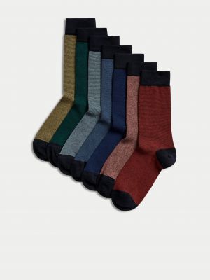 Ponožky Marks & Spencer fialová