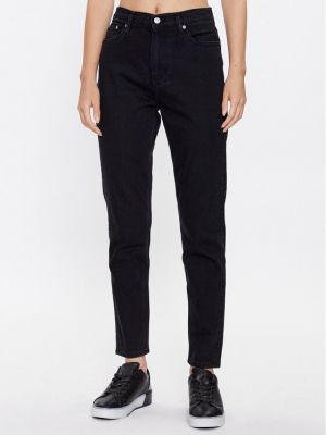 Czarne boyfriendy Calvin Klein Jeans