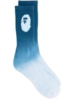 Ponožky s potlačou s prechodom farieb Bape Black *a Bathing Ape®