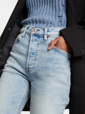 High waist bootcut jeans ausgestellt Re/done blau