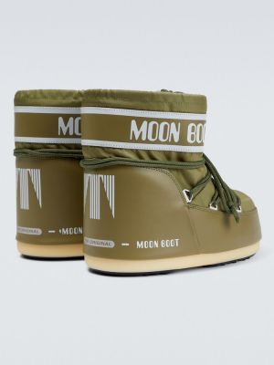 Škornji za sneg iz najlona Moon Boot zelena