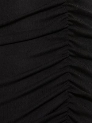 Falda midi de tela jersey The Andamane negro