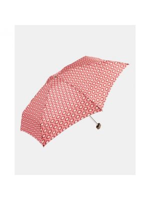Paraguas con estampado con estampado geométrico Gotta rosa