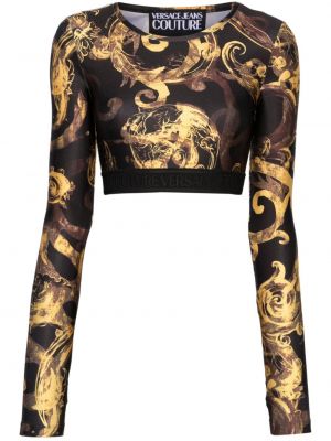 Top s printom Versace Jeans Couture