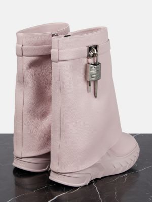 Leder ankle boots Givenchy pink