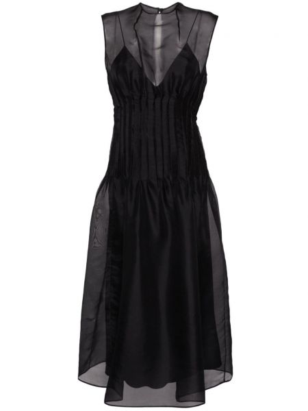 Robe droite Khaite noir