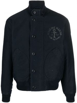 Pamučna hoodie s kapuljačom s vezom Polo Ralph Lauren