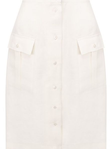 Белая юбка Kiton