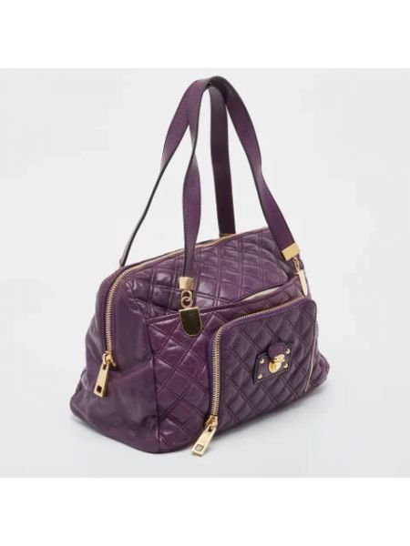 Bolso satchel de cuero Marc Jacobs Pre-owned violeta