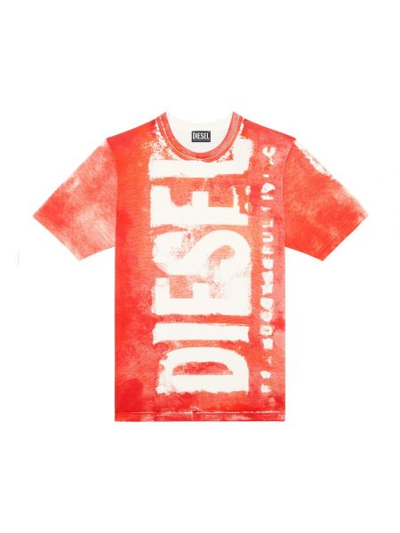Koszulka Diesel czerwona