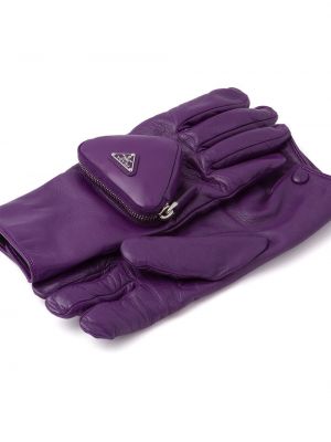 Rękawiczki Prada fioletowe