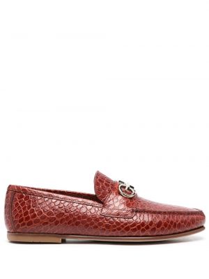 Pantofi loafer Ferragamo roșu