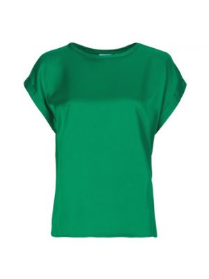 Bluzka w jednolitym kolorze Vila zielona