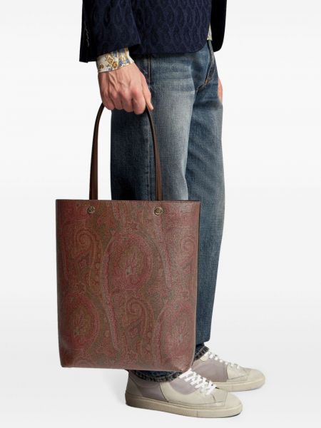 Shopper handtasche mit print mit paisleymuster Etro