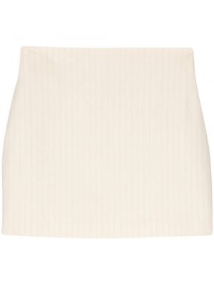 Prugasta mini suknja The Andamane bijela