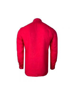 Camisa de lino 120% Lino rojo