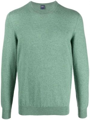 Кашмирен пуловер Fedeli зелено
