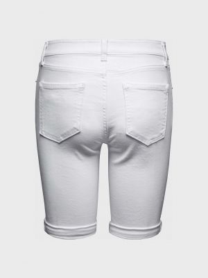 Džínové šortky Gap bílé
