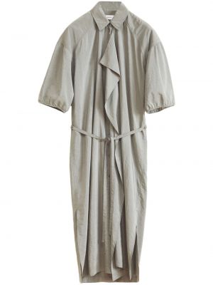Sukienka midi asymetryczna Lemaire szara