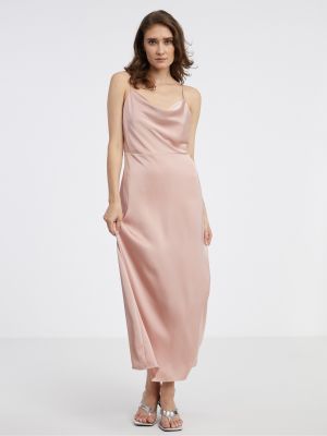 Satīna kleita Vila rozā