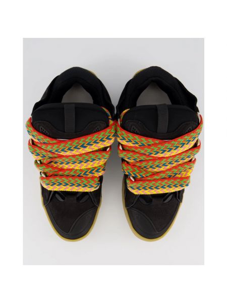 Zapatillas de cuero Lanvin negro