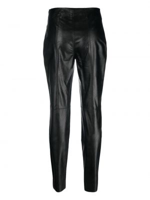 Kožené kalhoty Pierantoniogaspari černé