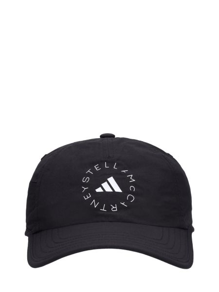 Cappello con visiera Adidas By Stella Mccartney nero