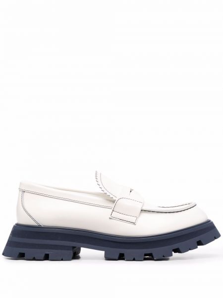 Chunky loafer-kingad Alexander Mcqueen valge