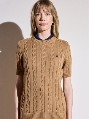 Шерстяной свитер с v-образным вырезом Brooks Brothers