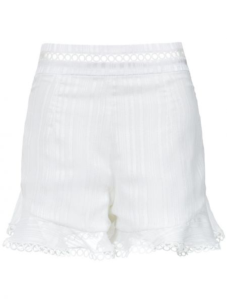 Pantalones cortos de encaje Olympiah blanco