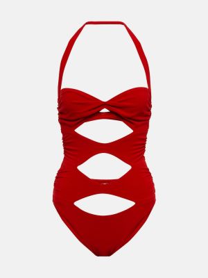 Costum de baie Norma Kamali roșu