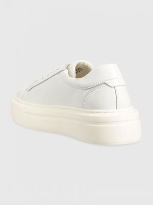 Sneakerși din piele Gant alb