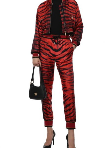 Шелковая куртка Dolce & Gabbana красная