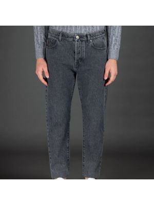 Straight jeans mit taschen Moorer schwarz