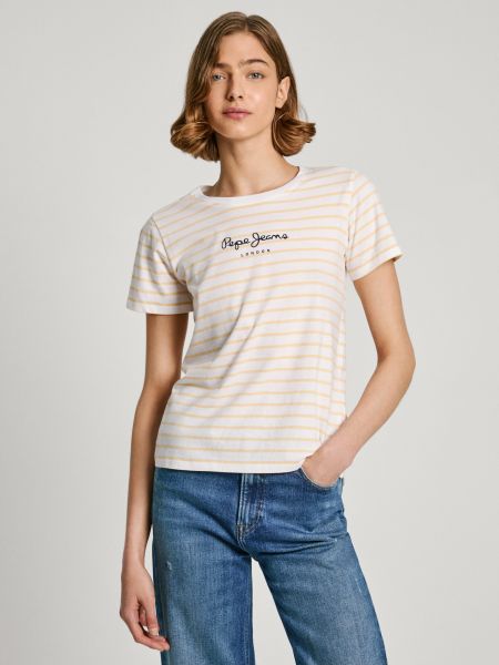 Pruhované tričko Pepe Jeans